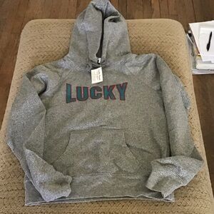 Lucky Brand Glittery Gray Hoodie